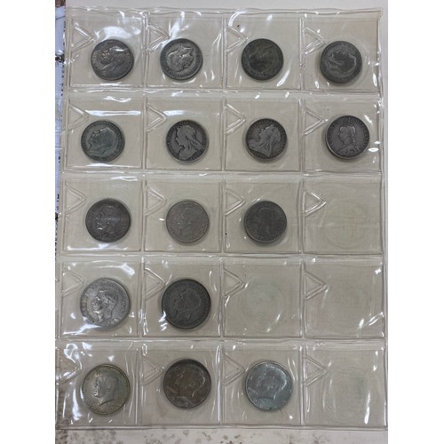 177 - Coins: a quantity of GB QV - QEII half crowns to farthings -