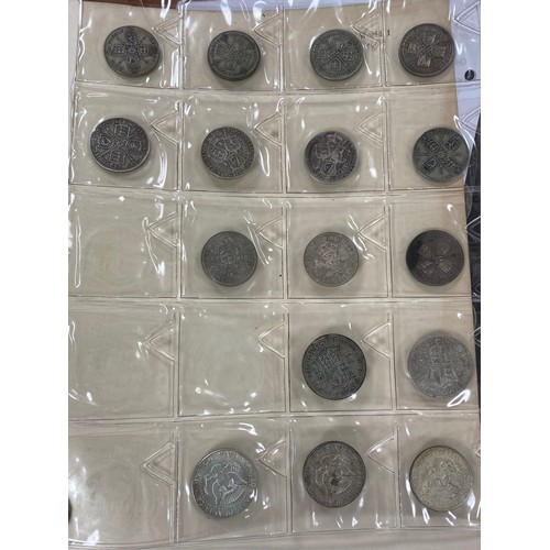 177 - Coins: a quantity of GB QV - QEII half crowns to farthings -