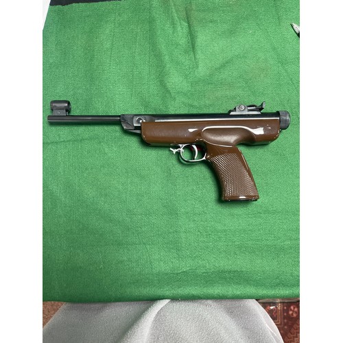 330 - An Original model 5 .22 sprung air pistol -