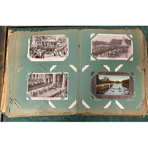 232 - Postcards: an album of approximately 185 postcards, including Daily Mirror and political sketches, t... 