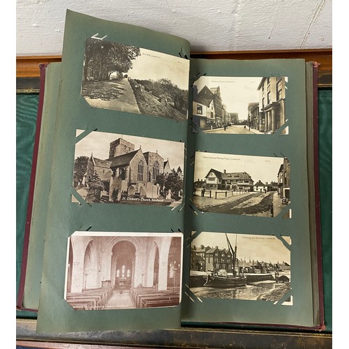 234 - Postcards: an album of approximately 80 vintage postcards, including Sandwich and Rye interest, R P ... 