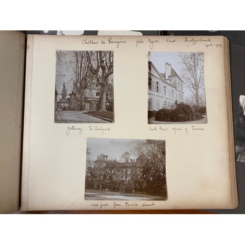 206 - A quantity of antique photograph albums  -