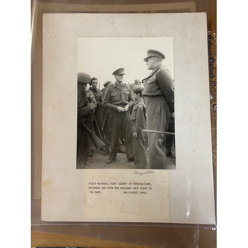 207 - A quantity of loose and unframed photographs, and associated paperwork, letters etc -