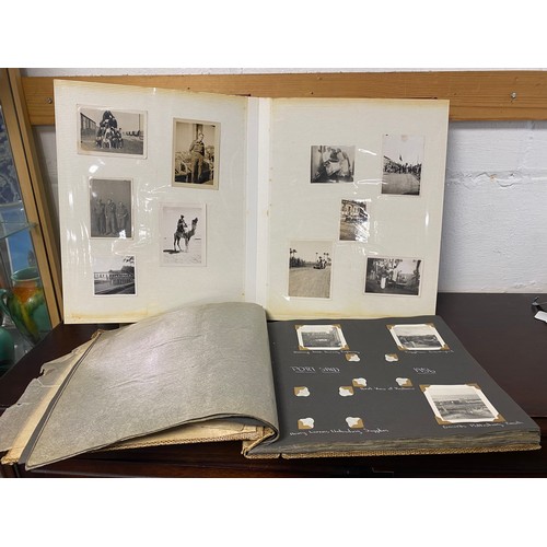 137 - Militaria: an album of photographs, letters and ephemera, WW1 and WW2, army, naval and air force int... 