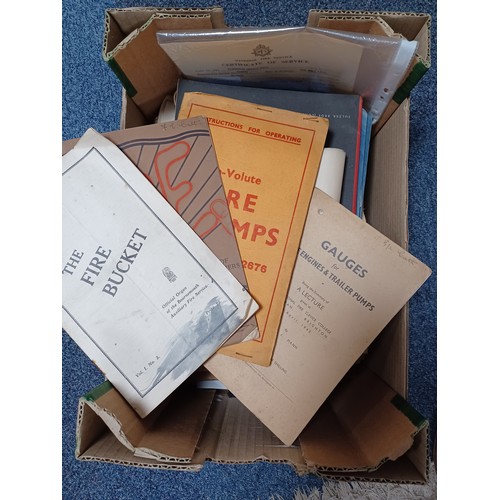 175 - A quantity of ephemera relating to the Fire Brigade -