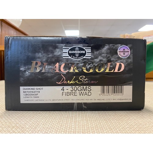 375 - A 30/4 Gamebore quad seal, 12 bore cartridges, 1 slab, 250 cartridges -