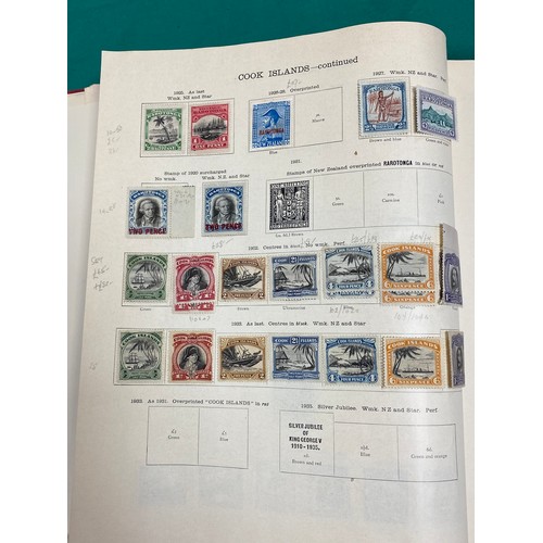 197 - Stamps: mint Colonial collection in New Ideal Album, selected countries including useful Cook Island... 