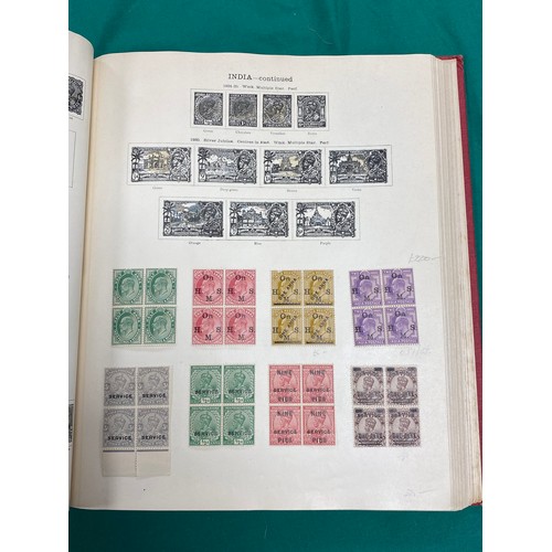 197 - Stamps: mint Colonial collection in New Ideal Album, selected countries including useful Cook Island... 