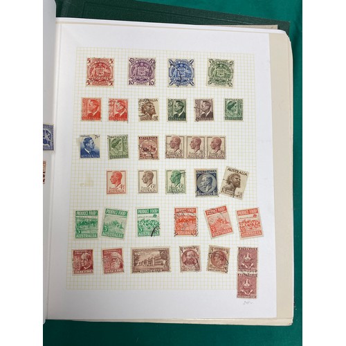 198 - Stamps: mainly used Colonial collection in two New Age Albums, including Australia, Canada, exc Hong... 