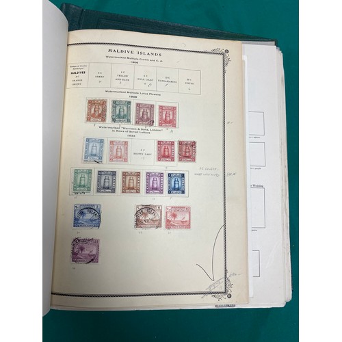 198 - Stamps: mainly used Colonial collection in two New Age Albums, including Australia, Canada, exc Hong... 