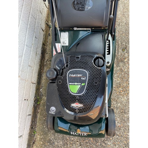 398 - A Hayter Harrier 41 lawn mower -