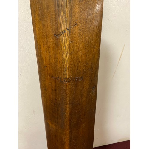 414 - Of Cricketing interest: a vintage Gunn & Moore 'Quickspring' selected cricket bat -