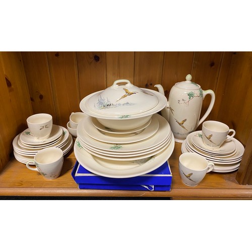 163 - A Royal Doulton part dinner service, in the 'Coppice' pattern -