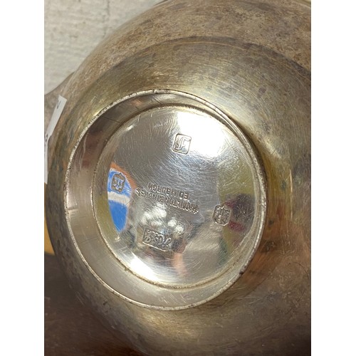 9 - A QEII Scottish silver quaich, with presentation inscription, Edinburgh 1961, together with a pair o... 