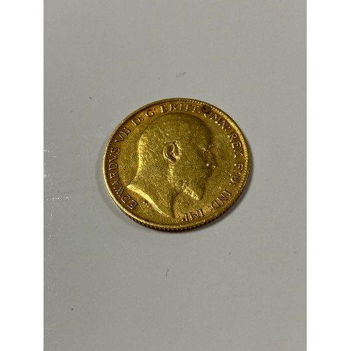 25 - An Edward VII 1902 half sovereign -