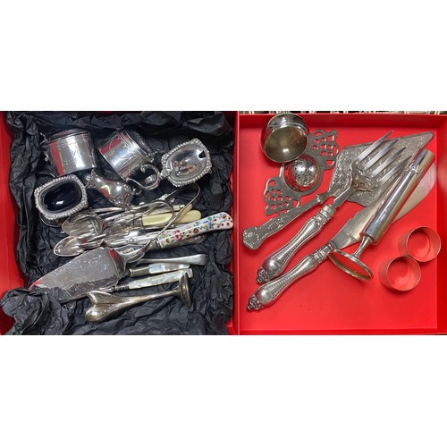 17 - A quantity of silver plate, to include samovar, cutlery etc -