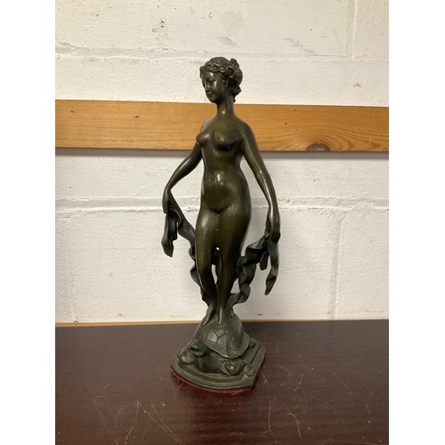 108 - Nina Diviano
Bronze of a nude standing on a tortoise -