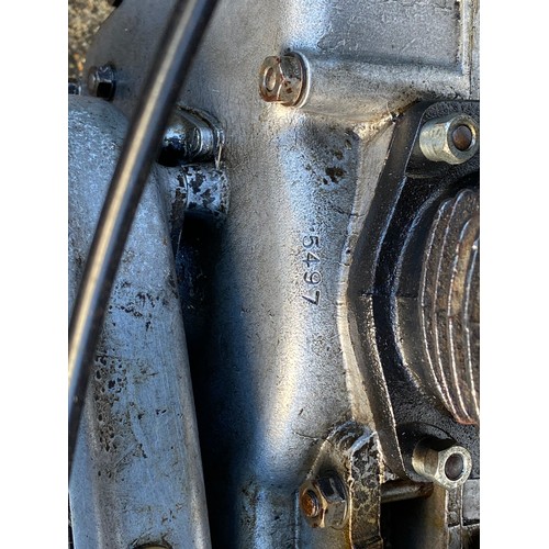 415 - Royal Enfield Clipper 250cc motorcycle 277 UYS, 1955, green -