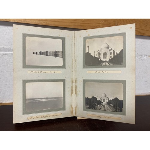 203 - An interesting early 20th Century photograph album, relating to India, Australia, and New Zealand, i... 