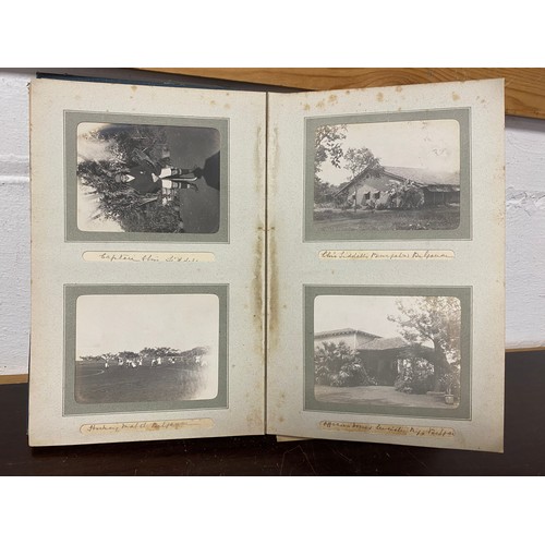 203 - An interesting early 20th Century photograph album, relating to India, Australia, and New Zealand, i... 