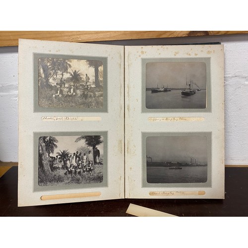 203 - An interesting early 20th Century photograph album, relating to India, Australia, and New Zealand, i... 