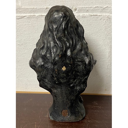 99 - After Jean Garnier, French 19th Century, bronze of a woman, signed, with foundry stamp -