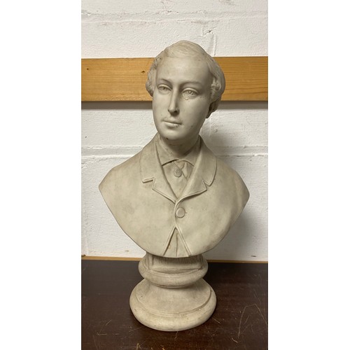 103 - A bust of King Edward VII, when Prince of Wales, impressed marks for John Rose and Co -