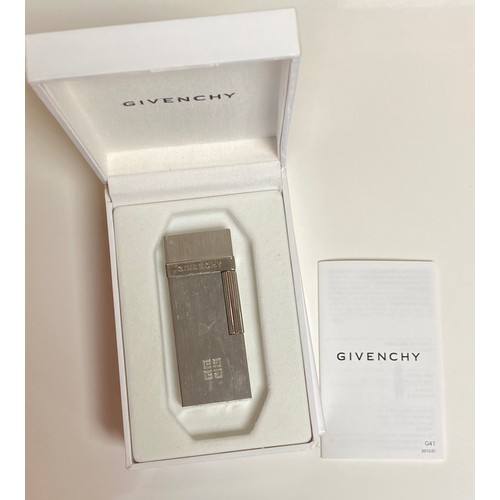 287 - A cased Givenchy lighter  -