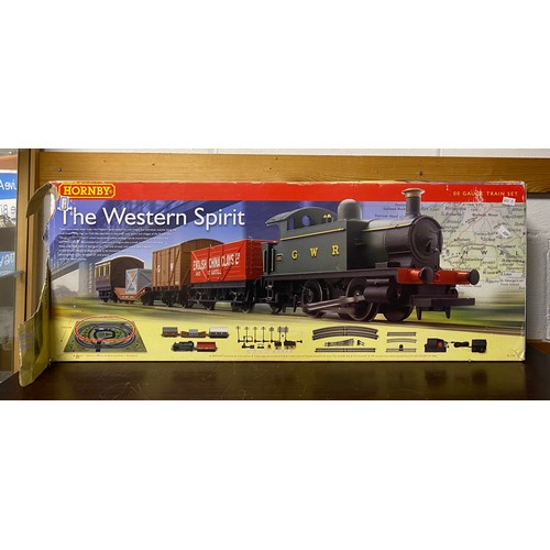 299 - A Hornby 00 gauge Western Spirit model railway, part set -