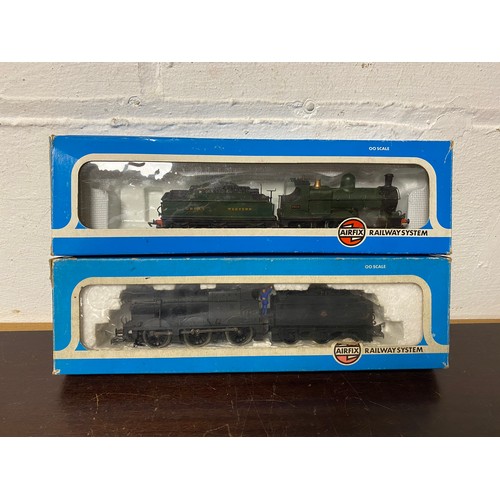 311 - An Airfix 00 gauge loco 4F Fowler, together with a class B Suburban brake coach -