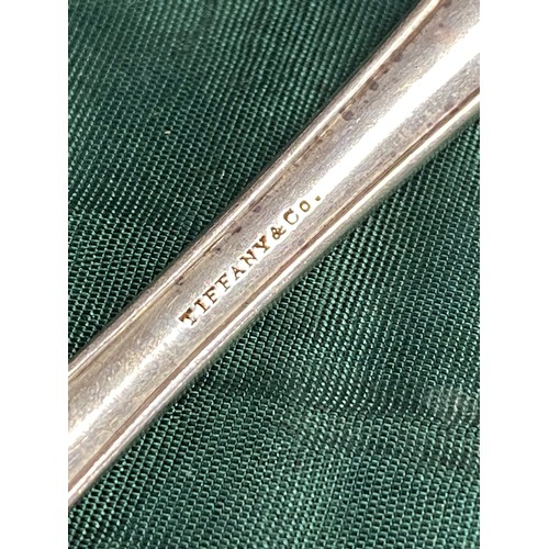 22 - A part suite of American flatware, by Tiffany & Co, stamped sterling -