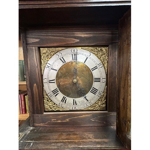 366 - A 19th Century longcase clock, the dial signed for John Nottle, Holsworthy -