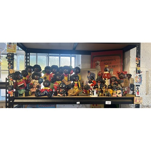 268 - A large quantity of Golly figurines -