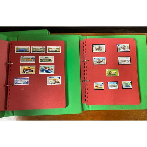 162 - Stamps:  Six folders of thematic stamps -