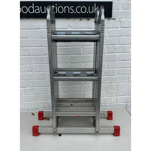 388 - A four part multi purpose ladder and another-