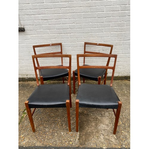 339 - A set of four mid-century Danish dining chairs, by Bernhard Pederson and Son -