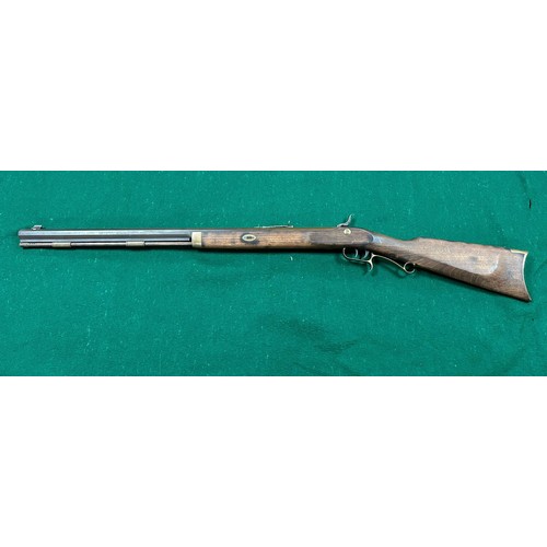 A kit built 1888, percussion hunting rifle by Jes Hawken, St louis, USA