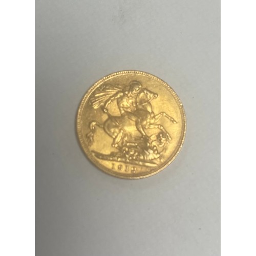 13 - A George V Sovereign, 1912 -