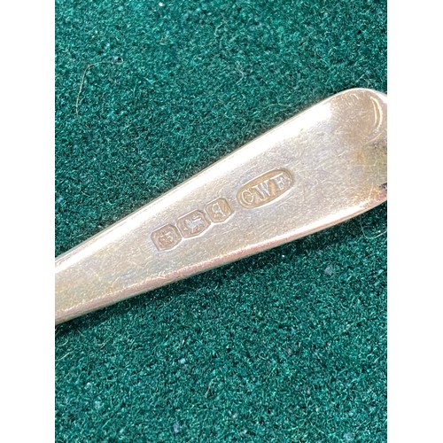 57 - A collection of antique silver teaspoons, various dates and makers, including a set of six -