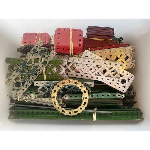 Three boxes of Meccano