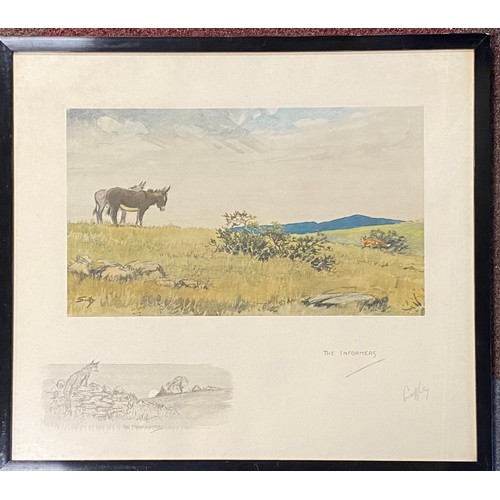 279 - Charlie Johnson Payne 'Snaffles' 1884-1967
The Informers
with vignette -