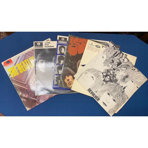 387 - Of Beatles Interest: six albums to include, Please Please Me matrix no:  XEX 421-1N (4th Press), Wit... 