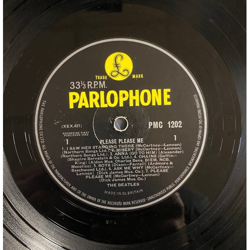 387 - Of Beatles Interest: six albums to include, Please Please Me matrix no:  XEX 421-1N (4th Press), Wit... 