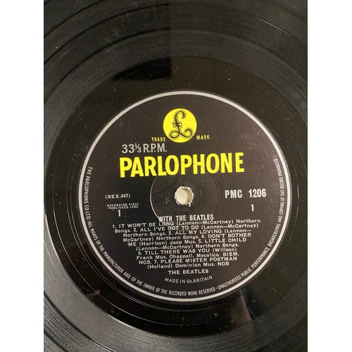 387 - Of Beatles Interest: six albums to include, Please Please Me matrix no:  XEX 421-1N (4th Press), Wit... 