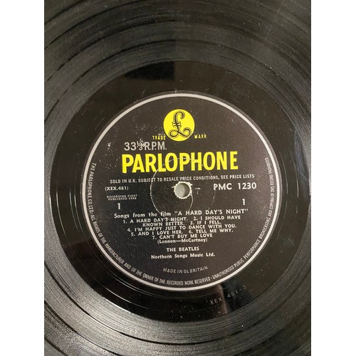 387 - Of Beatles Interest: six albums to include, Please Please Me matrix no:  XEX 421-1N (4th Press), Wit... 