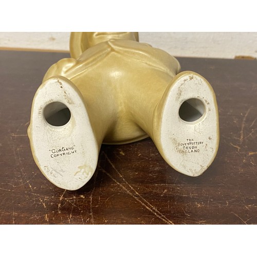 185 - A Bovey Tracey pottery model of Winston Churchill -