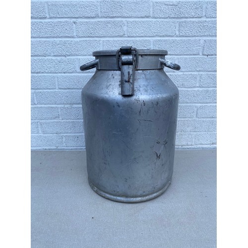 485 - An aluminium churn -