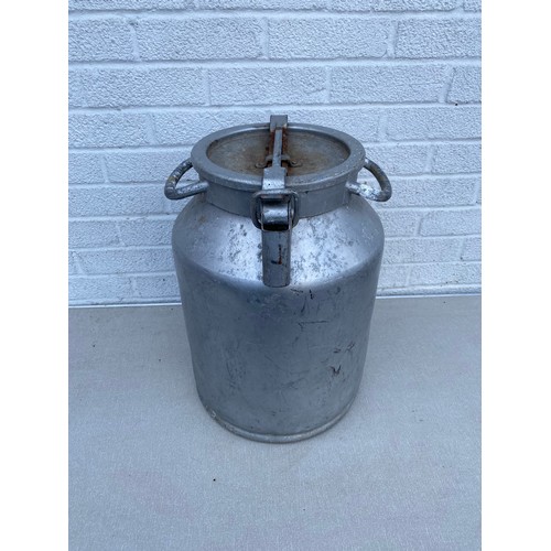 485 - An aluminium churn -