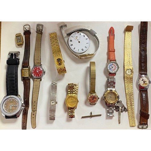 76 - A quantity of wristwatches, to include Seiko and Rotary -
