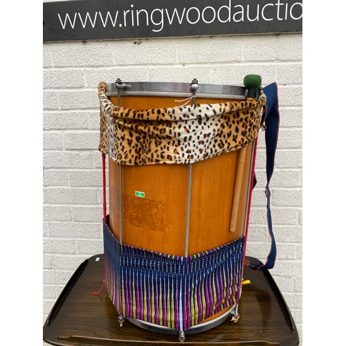 357 - A Remno Fiber skyn 3 FD drumhead Brazilian samba drum -